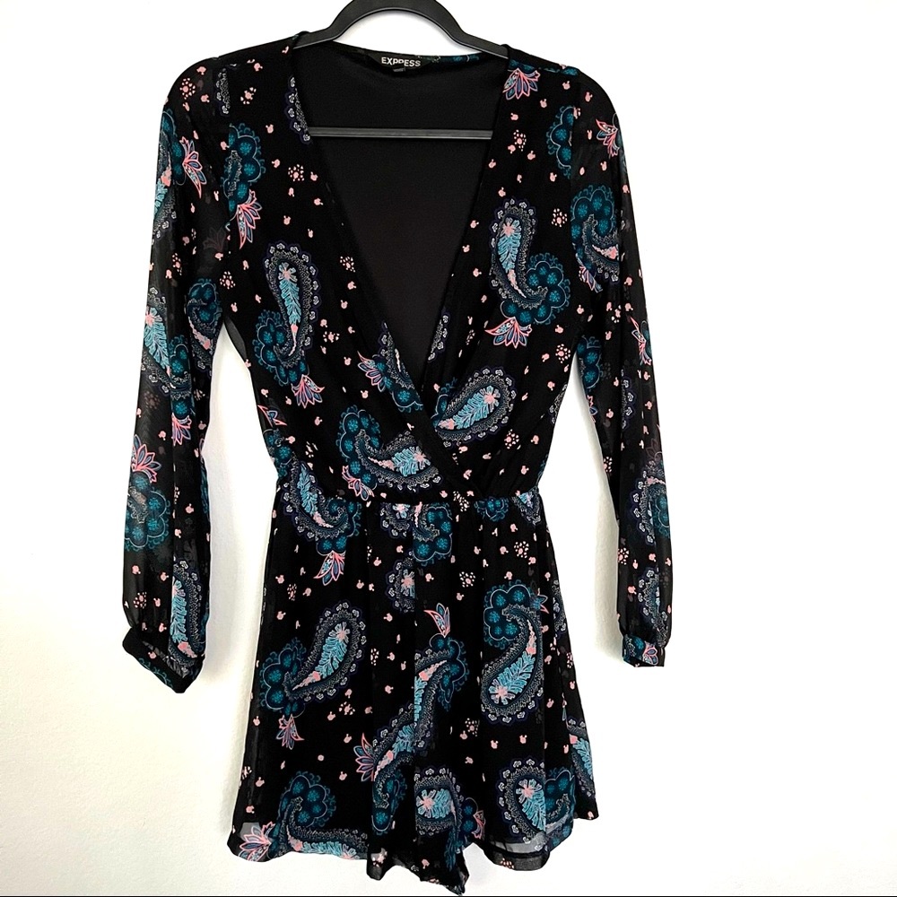 EXPRESS FLORAL ROMPER